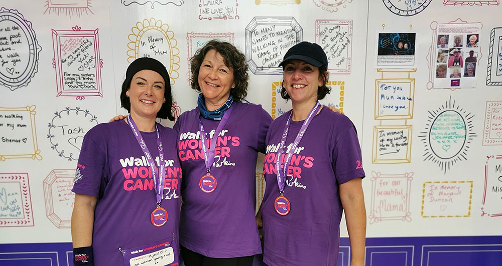 Attadale Rehabilitation Hospital’s Staff Development Coordinator Maria Atkinson, Clinical Risk & Quality Coordinator Fiona Legg and Director of Clinical Services Karen Cunliffe.